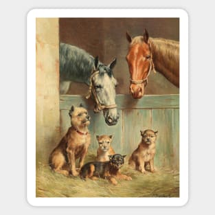 Animal Friendship by Carl Reichert Magnet